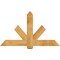 Ekena Millwork Kennewick Rough Sawn Timber Gable Bracket, Western Red Cedar, 60"W x 35"H x 2"D x 6"F, 14/12 Pitch GBW060X35X0206KEN00RWR - alternate 1